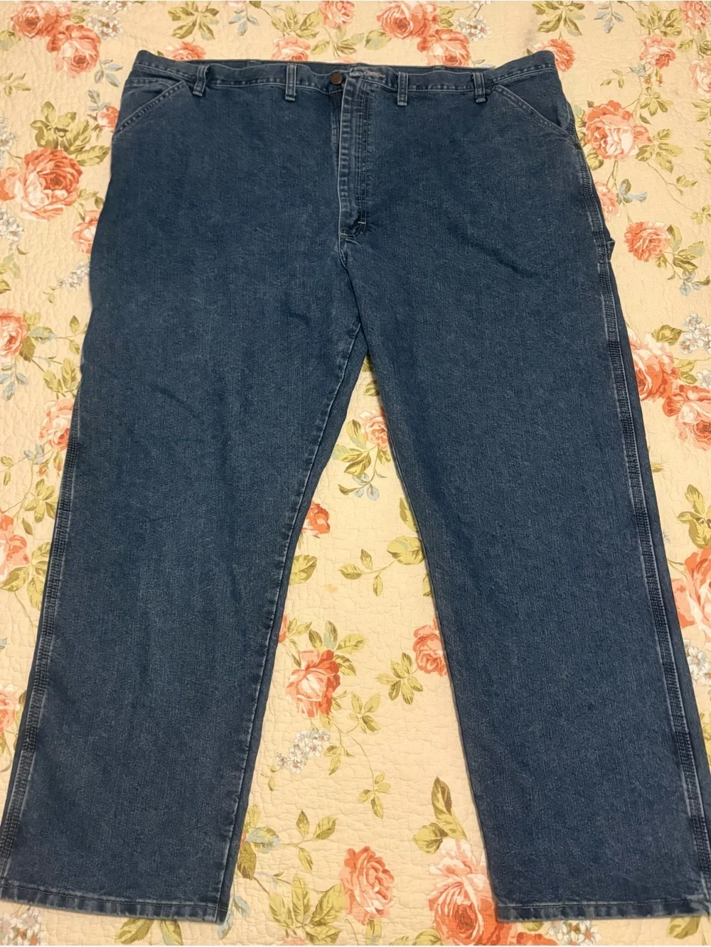 Wrangler Men's Carpenter Denim Jeans Size 48W 30L